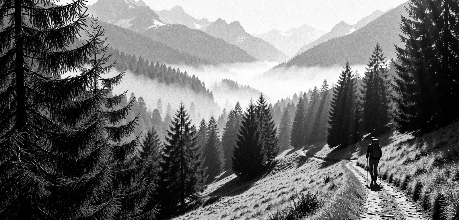 Fließender Rhythmus der Natur